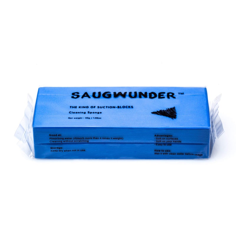 SAUGWUNDER Cleaning Sponge Super Absorbent Water Durable ^~ You Know 17.5Ã—7.5Ã—3.5 cm[6.9 x 3 x 1.38 inches] Use for Household Clean Cars/Boats The dust and Dirt on Furnitures,Bathtubs&etc. (Blue) - Image 2